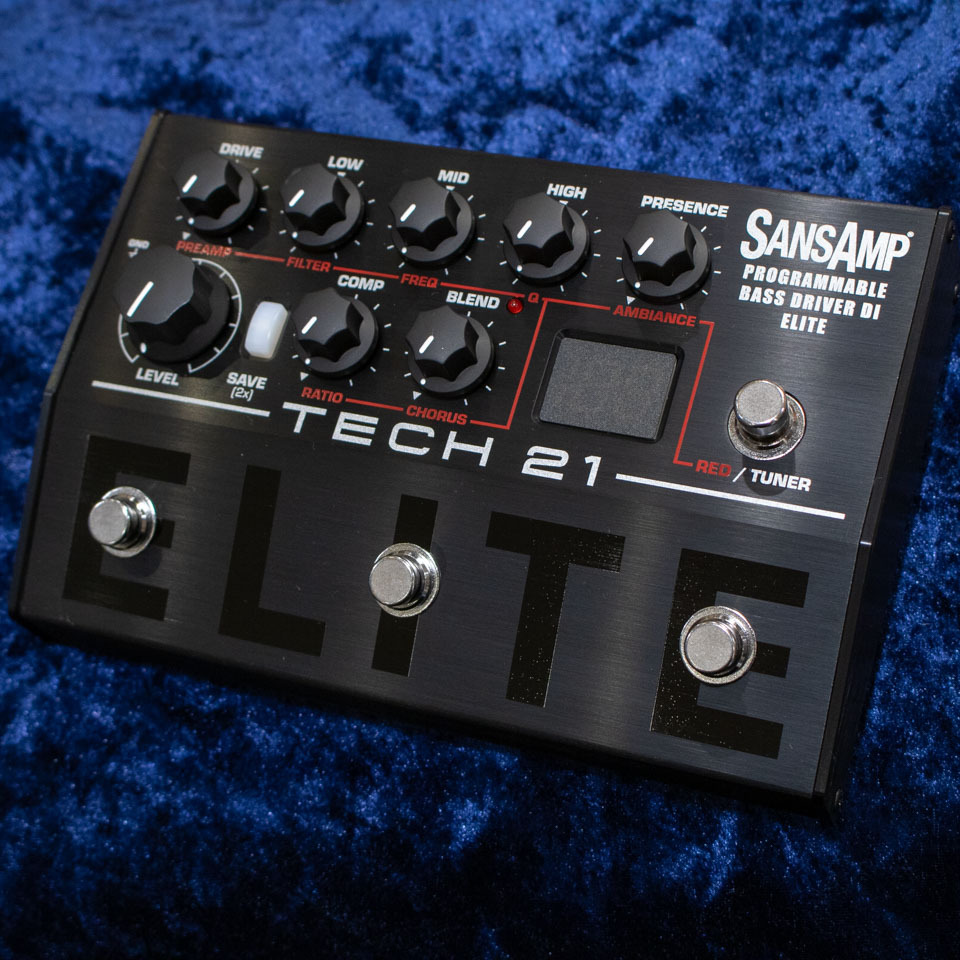 TECH21 SansAmp Programmable Bass Driver ELITE（新品/送料無料