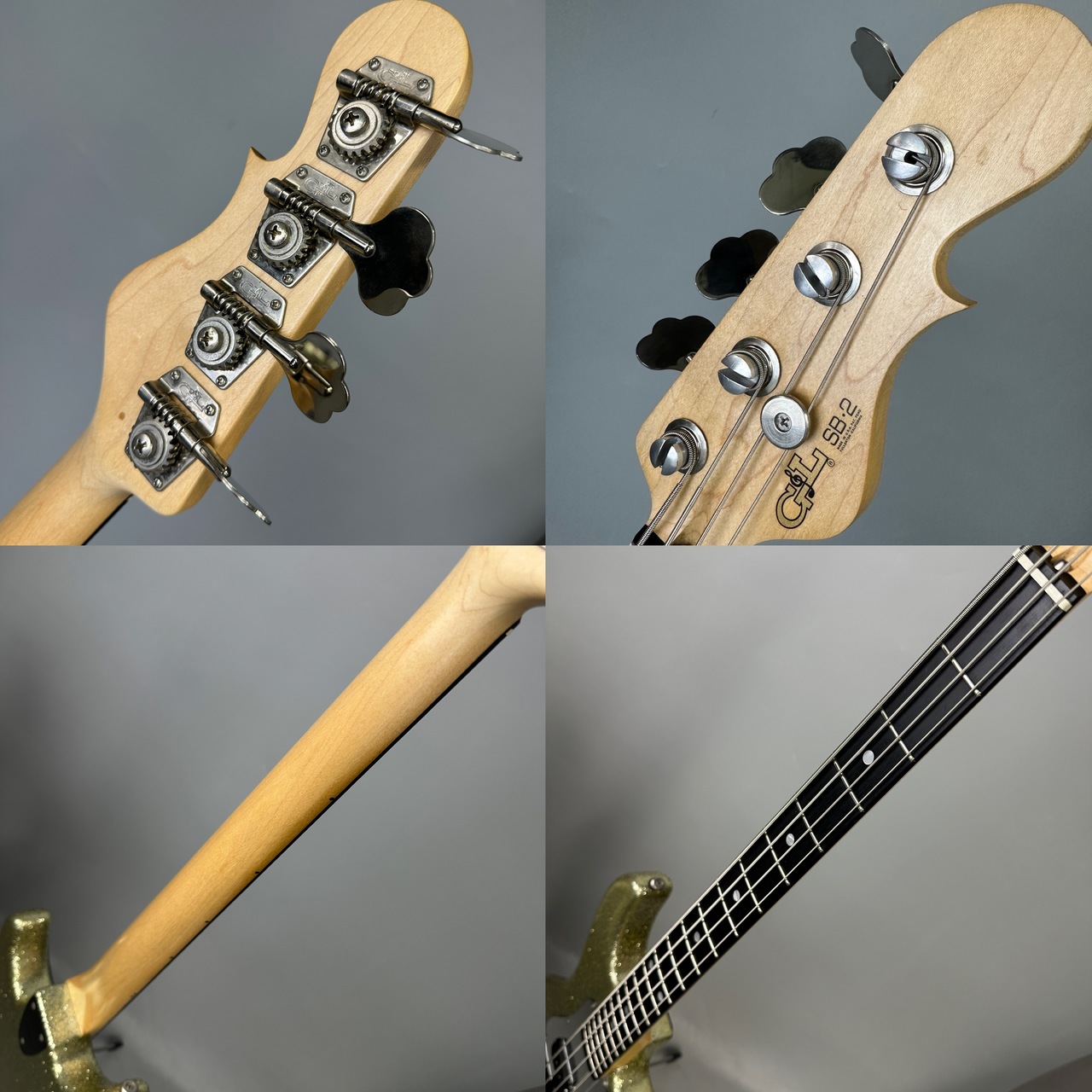 G&L SB-2 Silver Metal Flake Made in USA （中古/送料無料）【楽器