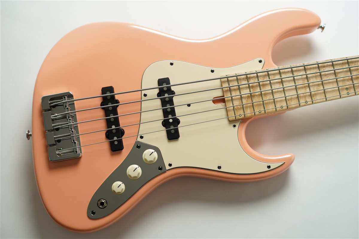 Wood Custom Guitars Vibe Standard-5 #215 - Poppin pink（新品/送料無料）【楽器検索デジマート】