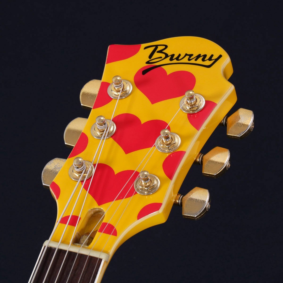 値下げBurny MG-145／イエローハート／FERNANDES／hide FERNANDES/BURNY BURNY / MG-145S Heart Yellow hide Model