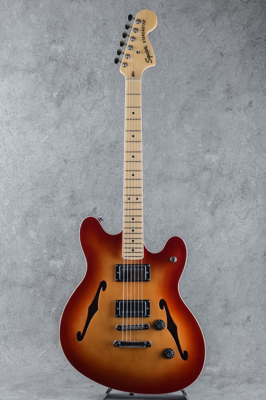Squier by Fender Affinity Series Starcaster Deluxe MN Sienna