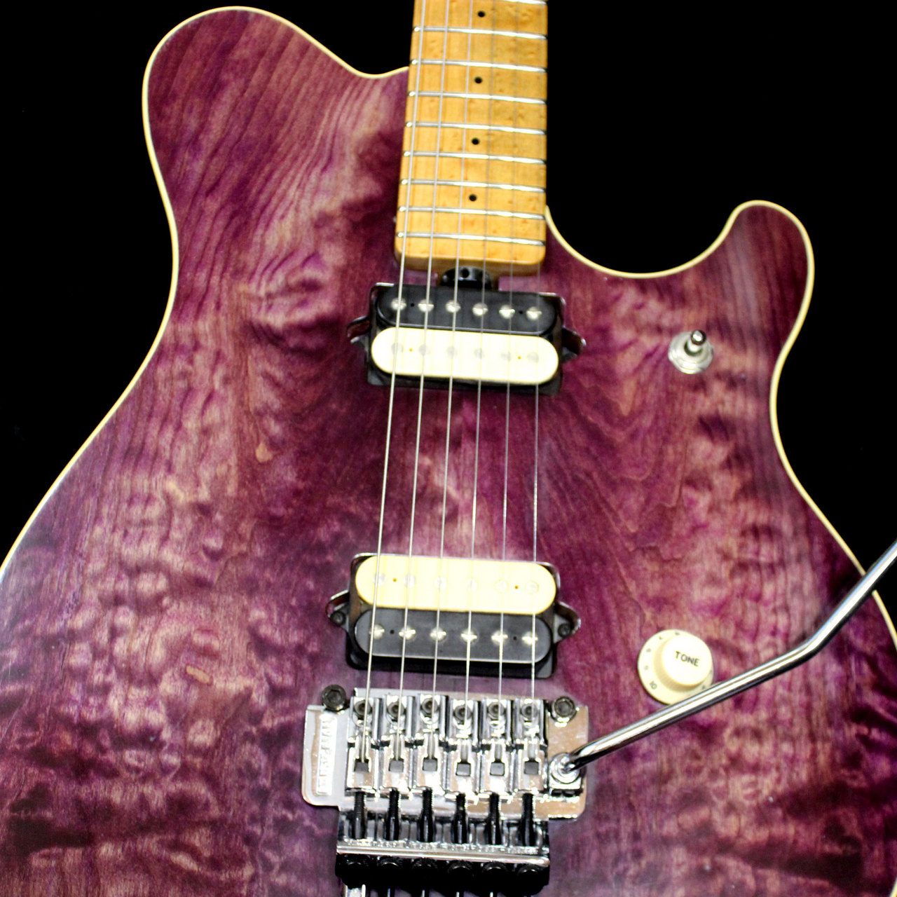 MUSIC MAN EVH Signature Trans Purple Quilt Maple エディ・ヴァン