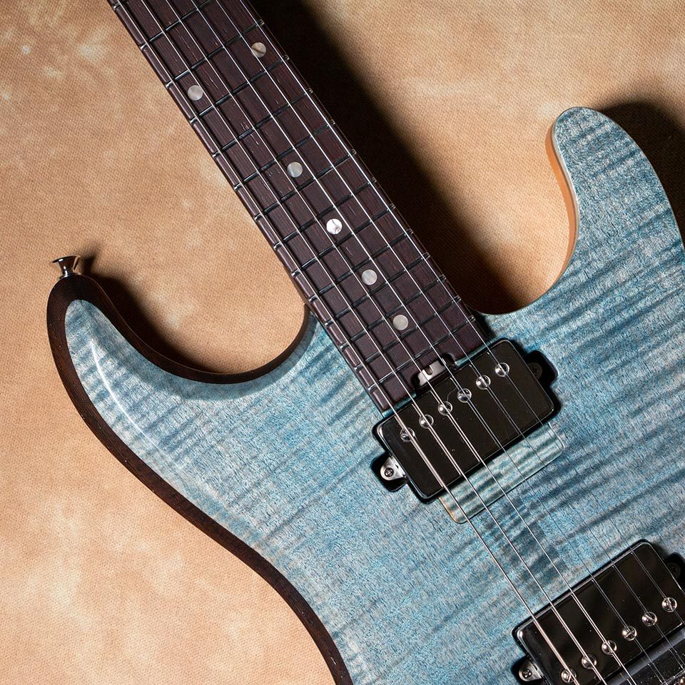 infinite/Trad ST Lami Quilt Maple Top/Wenge Neck Denim Blue-