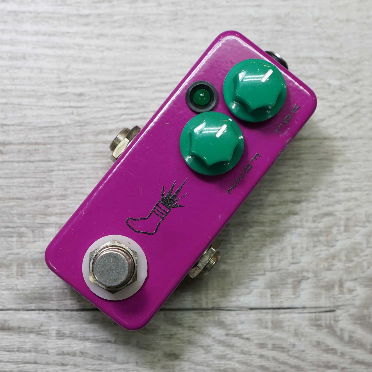 JHS MINI FOOT FUZZ 初期型希少ファズエフェクター JHS Pedals Mini Foot Fuzz: ビンテージ風／爆発するようなハイゲイン