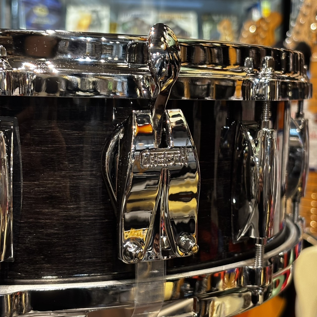 Gretsch USA Custom Ridgeland Snare Drum Ebony Gloss 14
