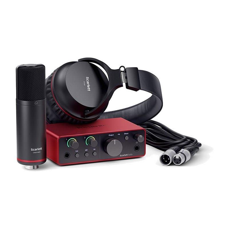 Focusrite Scarlett Solo Studio gen4 + OYAIDE製高品質USBケーブル