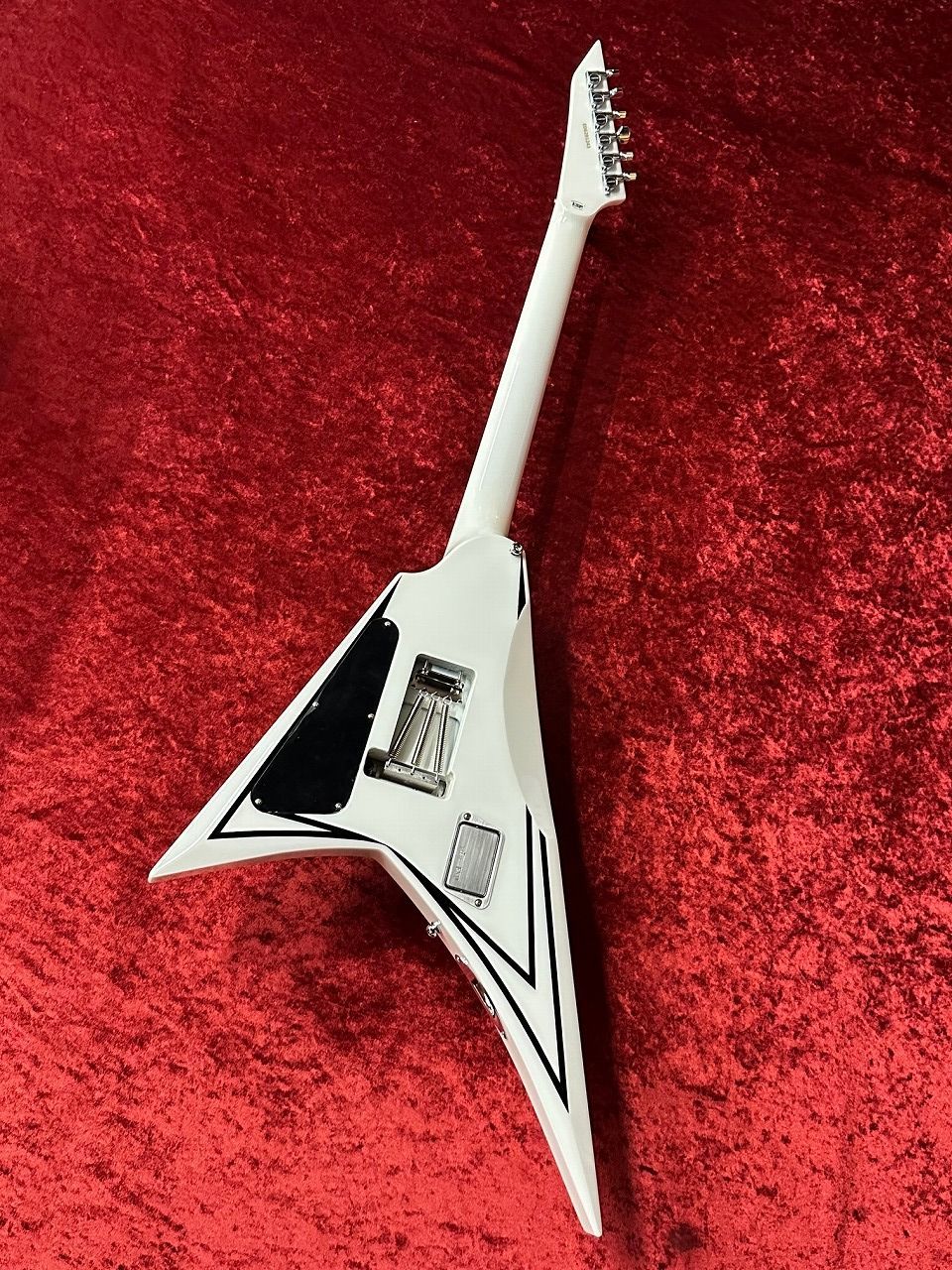 大人上品なおすすめコーデ EDWARDS E-ALEXI SCYTHE  ギター