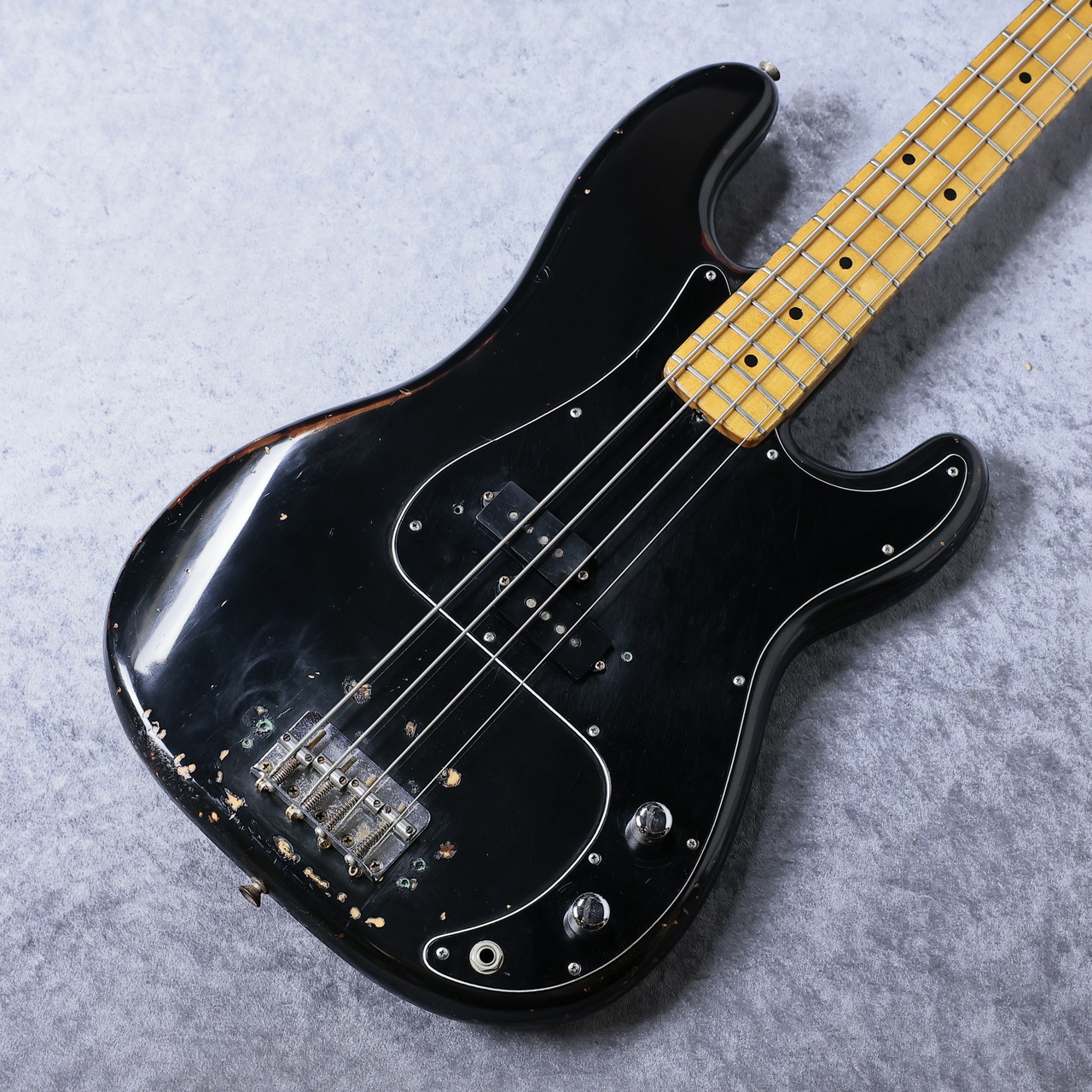 Fender 1975 Precision Bass - Black -【4.90kg】（ビンテージ）【楽器