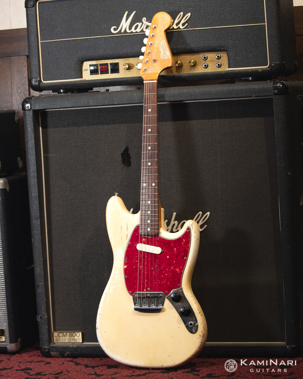 Fender Musicmaster Ⅱ【1966年製 /White】（ビンテージ/送料無料