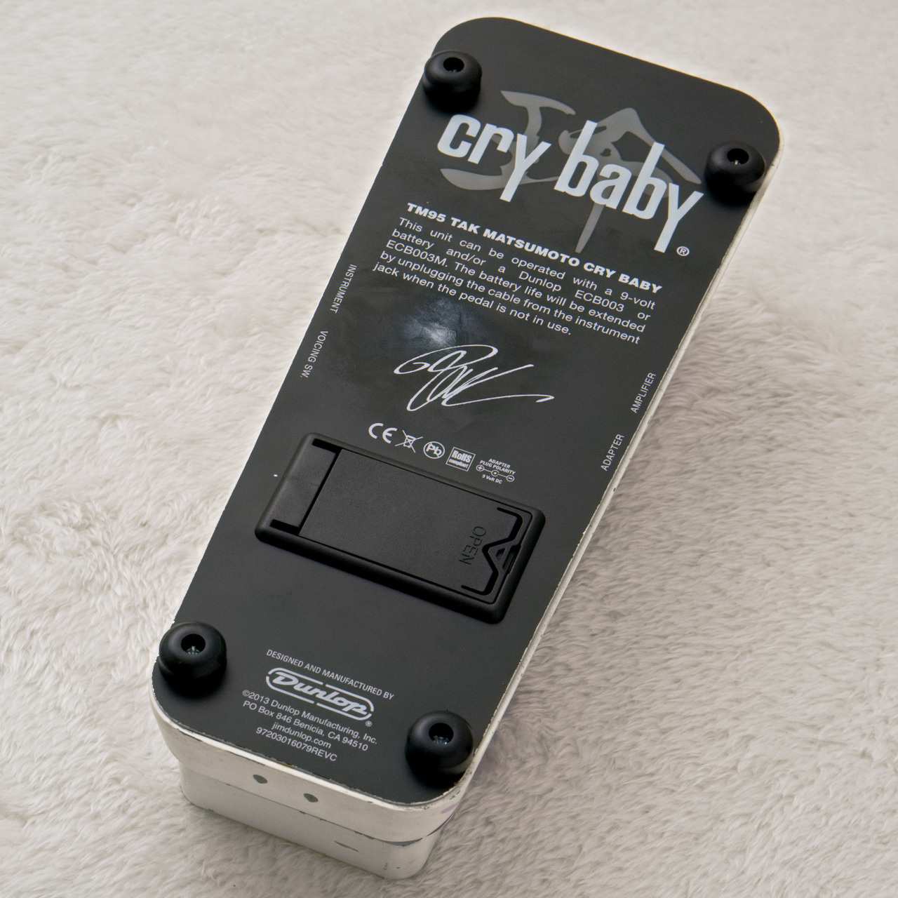 ギター Jim Dunlop TM95 Tak Matsumoto Jim Dunlop Cry Babay TM95 Tak Matsumoto Signature Wah Pedal（中古