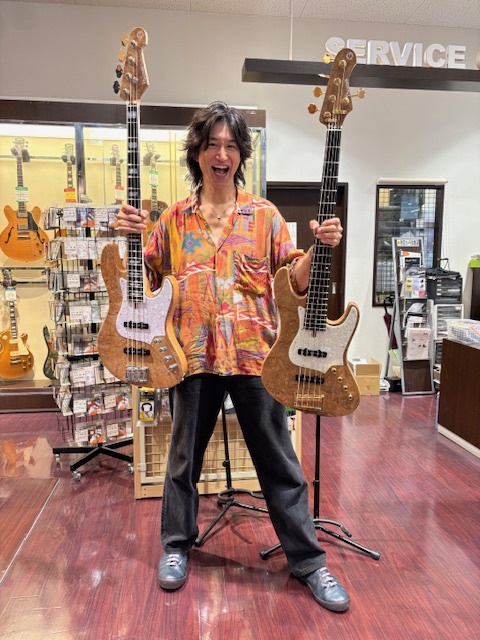 Phoenix Bomber Bass BB-4-109 Burl Maple Custom Akihito Tokunaga