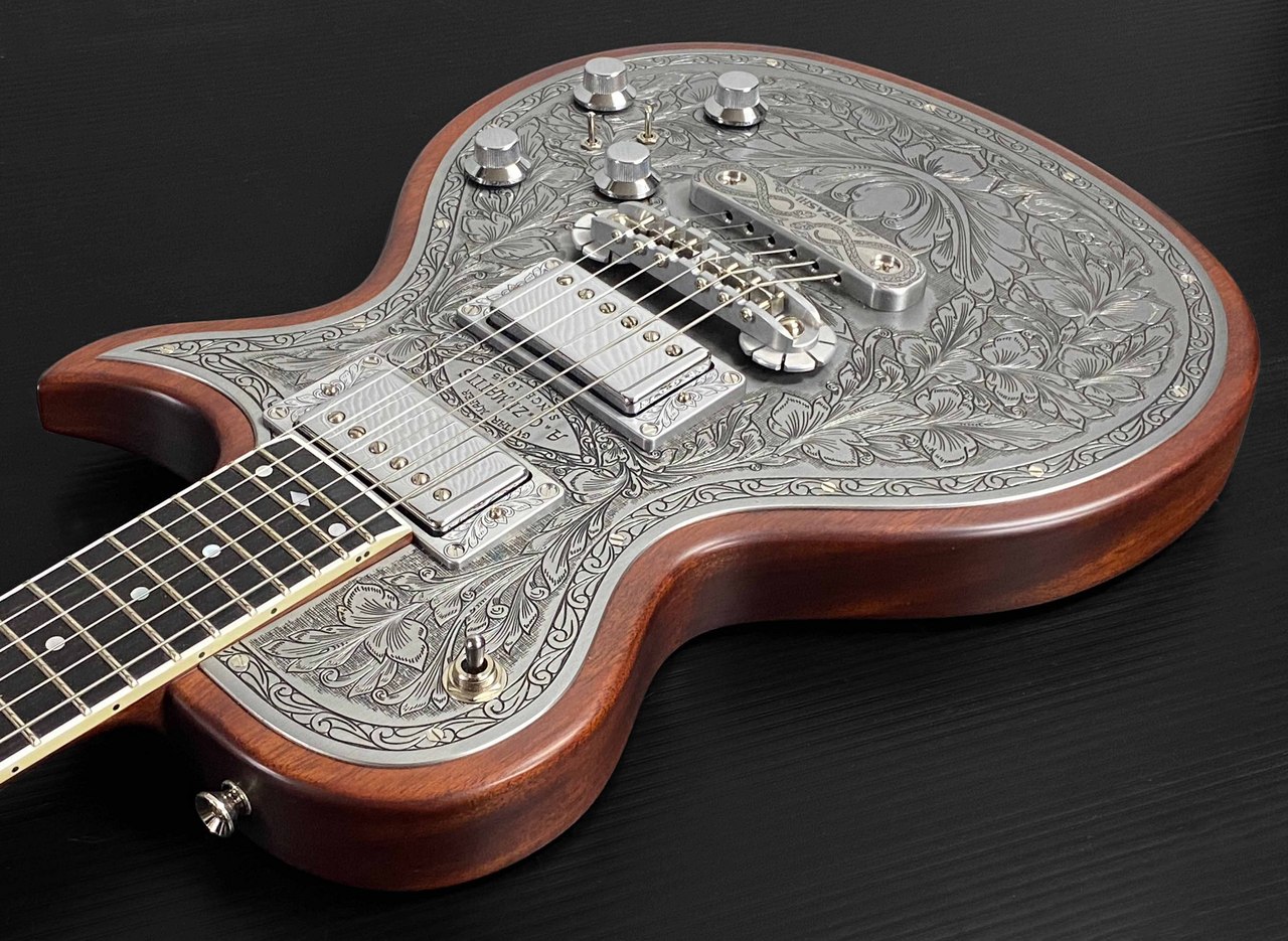 Zemaitis THE PORTRAIT Metal Front HISASHI Signature Model Natural