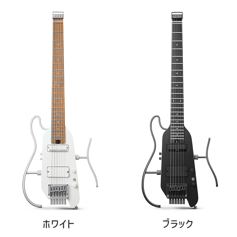 DONNER HUSH-X Pro ホワイトリュクス ヘッドレスギター エフェクト