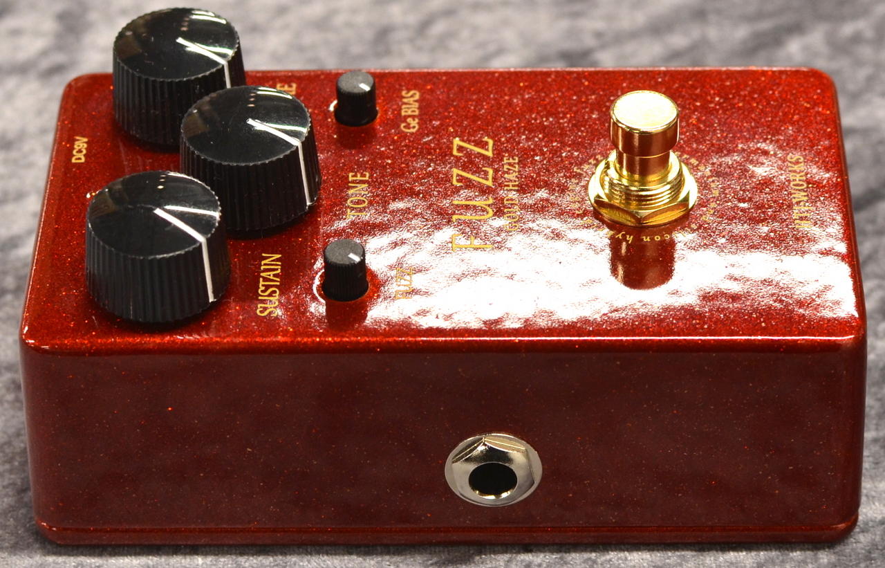 HTJ-WORKS GOLD HAZE FUZZ -Gelmanium & Silicon engine ～Candy Red