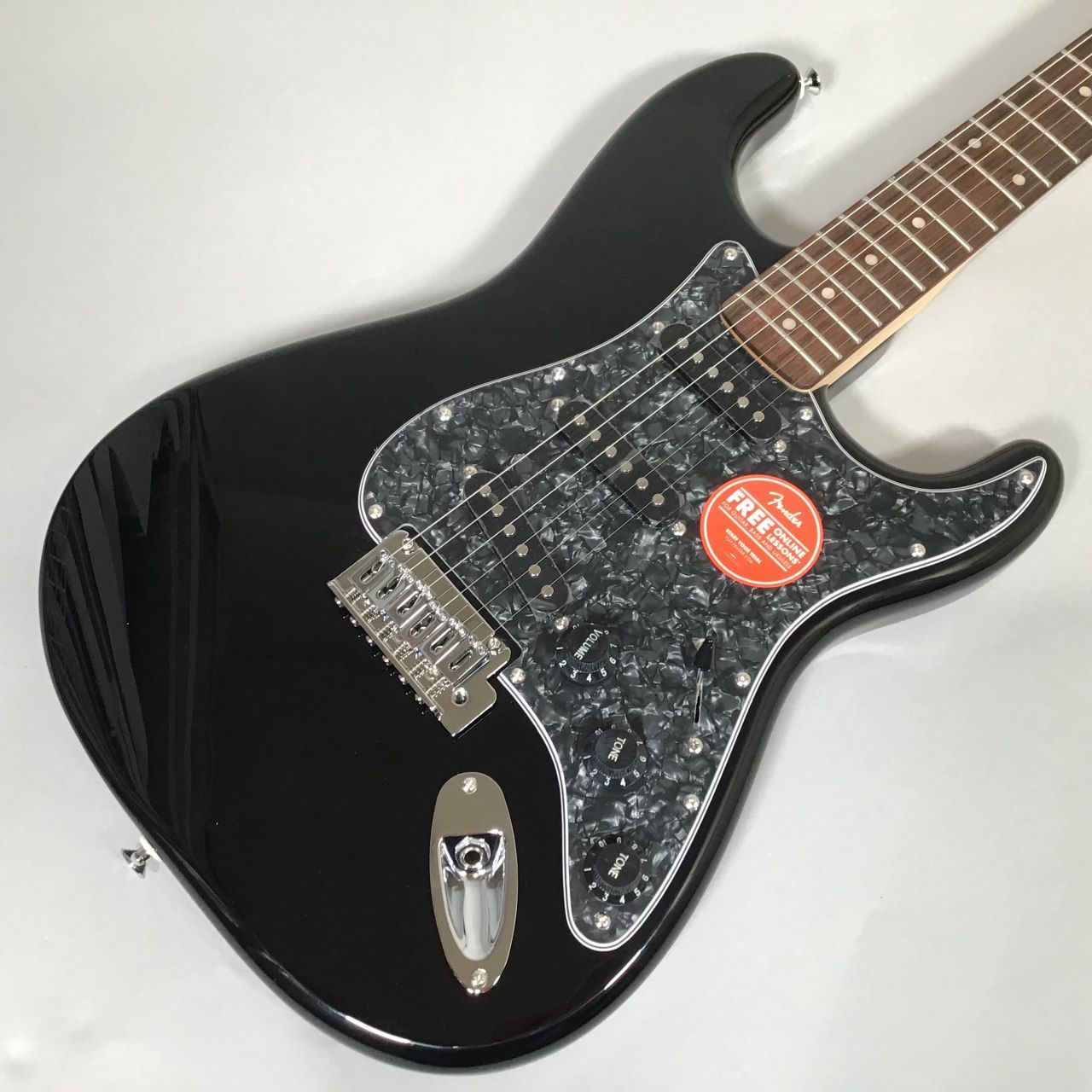 Squier by Fender FSR Affinity Stratocaster/Black Pearloid