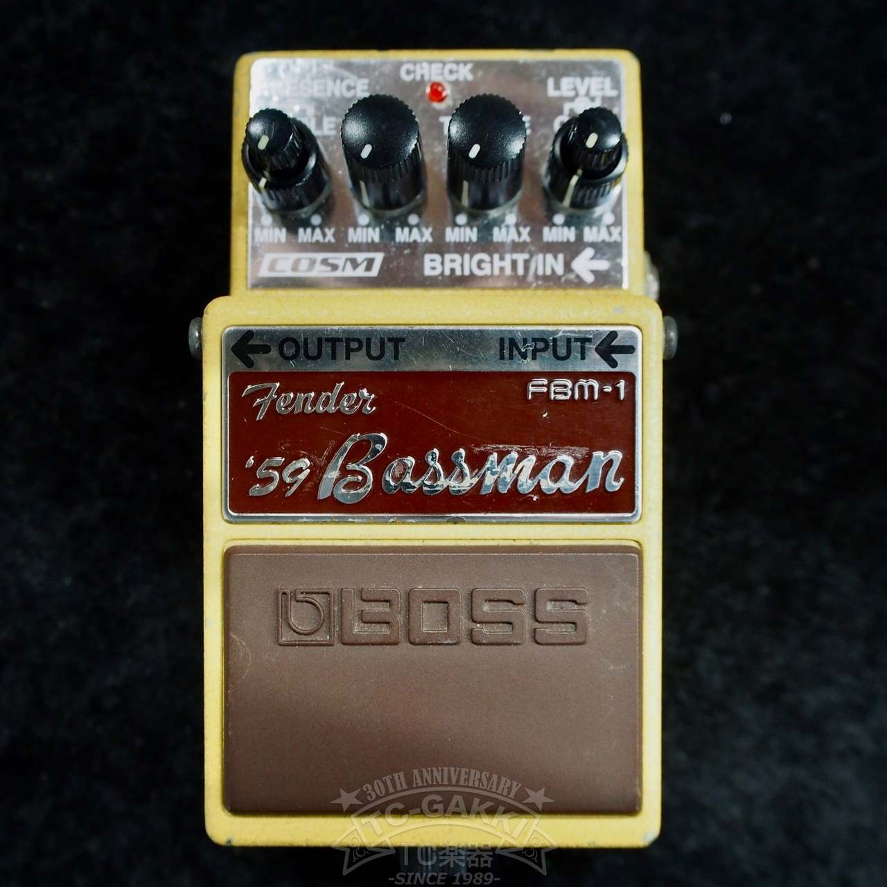 ◆ BOSS FBM-1  '59 BASSMAN ◆ レア★美品残念ながら取扱説明書外箱はなし