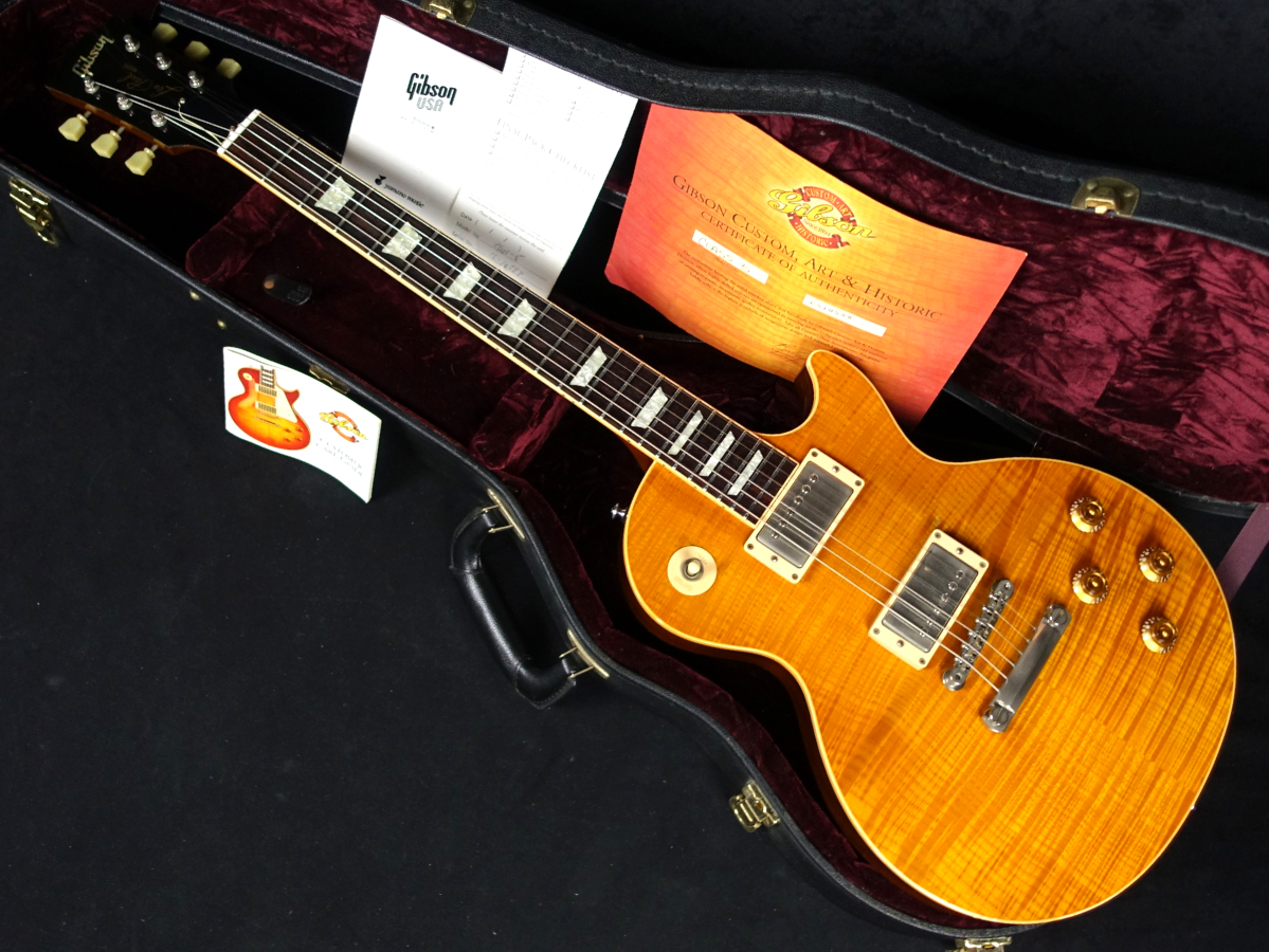 Gibson Custom Shop Les Paul Class 5 Trans Amber 2001（中古