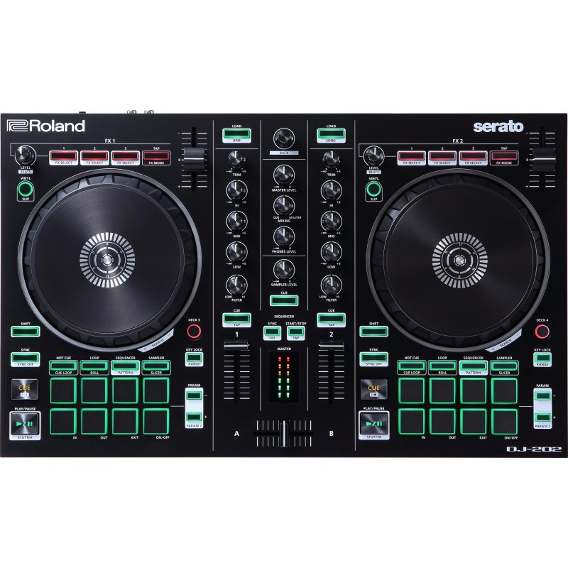 Roland DJ-202 【Serato DJ Lite 対応 DJコントローラー】（新品/送料