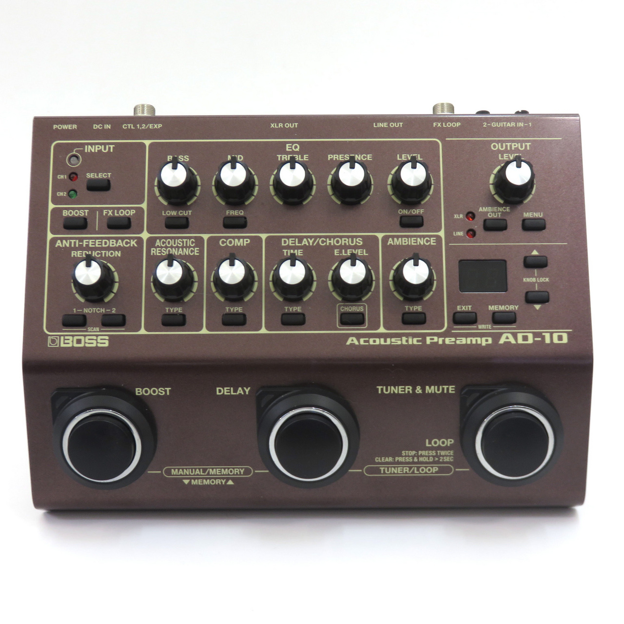 【中古】BOSS AD-10 Acoustic Preamp BOSS AD-10 Acoustic Preamp（中古/送料無料）【楽器検索デジマート】