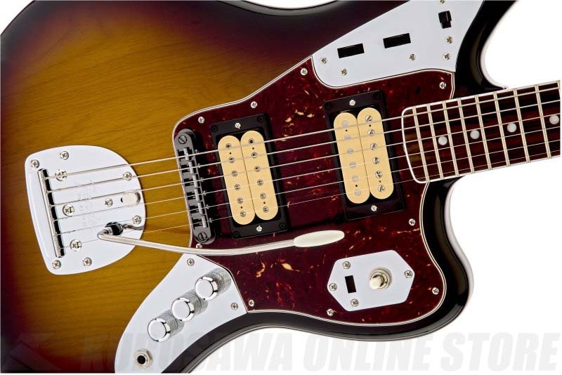 Fender Kurt Cobain Jaguar, Rosewood, 3-Color Sunburst