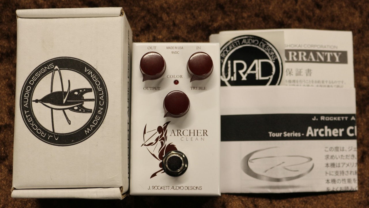 J. Rockett Archer Clean クリーンブースター 美品 J Rockett Audio Designs (JRAD) Archer Clean ブースター