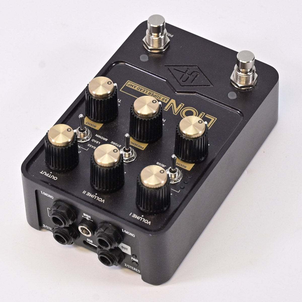 UAFX LION ギターエフェクター キャビネットダウンロード済み Universal Audio UAFX Lion 68 Super Lead Amp ギタープリアンプ