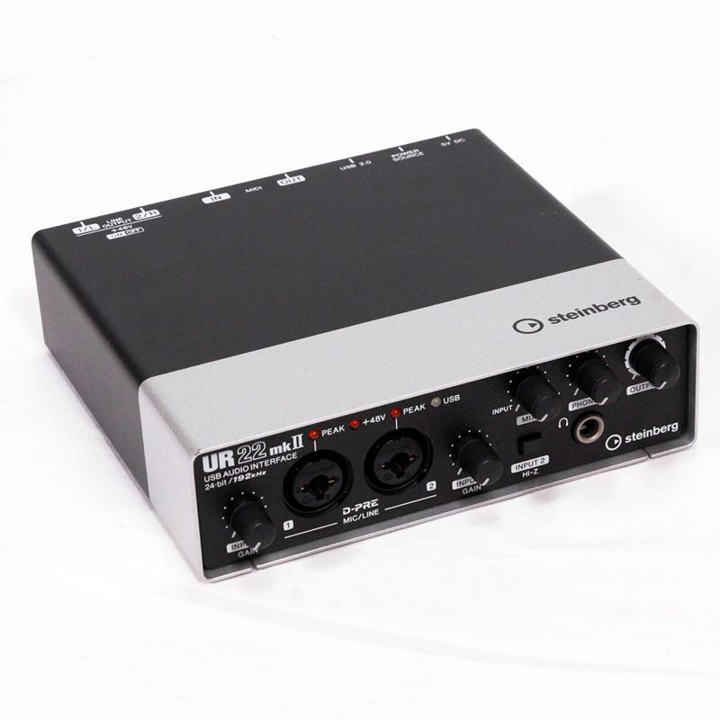 未使用】UR22mkII オーディオインターフェース 正規品 Steinberg USED 中古 UR22mkII (スタインバーグ)(オーディオ