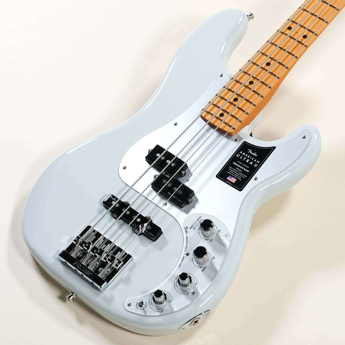 ベース Fender American Professional Pick Up Fender American Ultra II Precision Bass Maple Fingerboard
