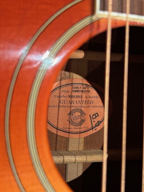 Gibson Early 60's Hummingbird 1997年製（中古/送料無料）【楽器検索