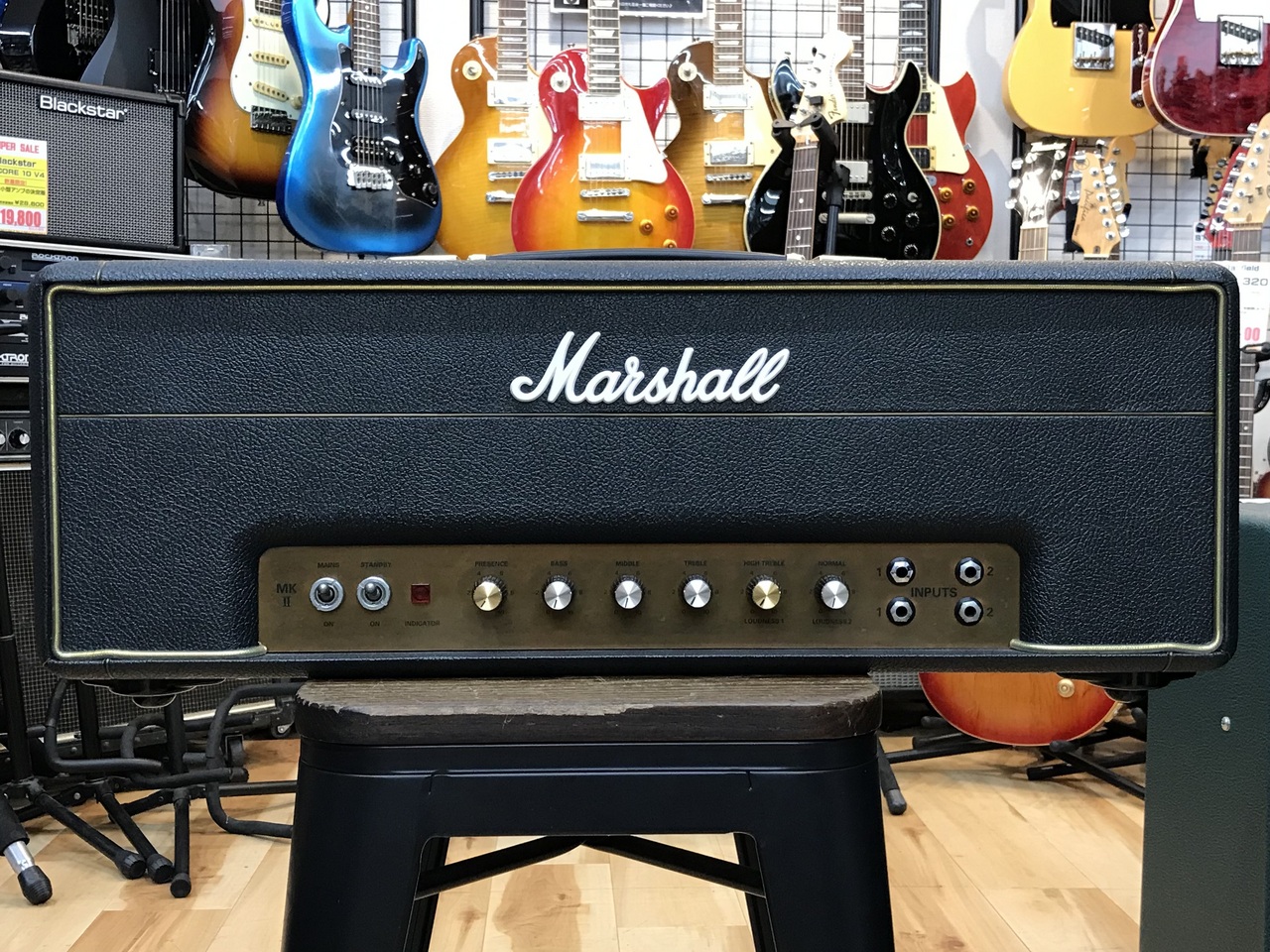 Marshall エレキギター 2本セット2件買うともう1件 Bacchus GS-2DX RSM/M エレキギター初心者14点セット【マーシャル
