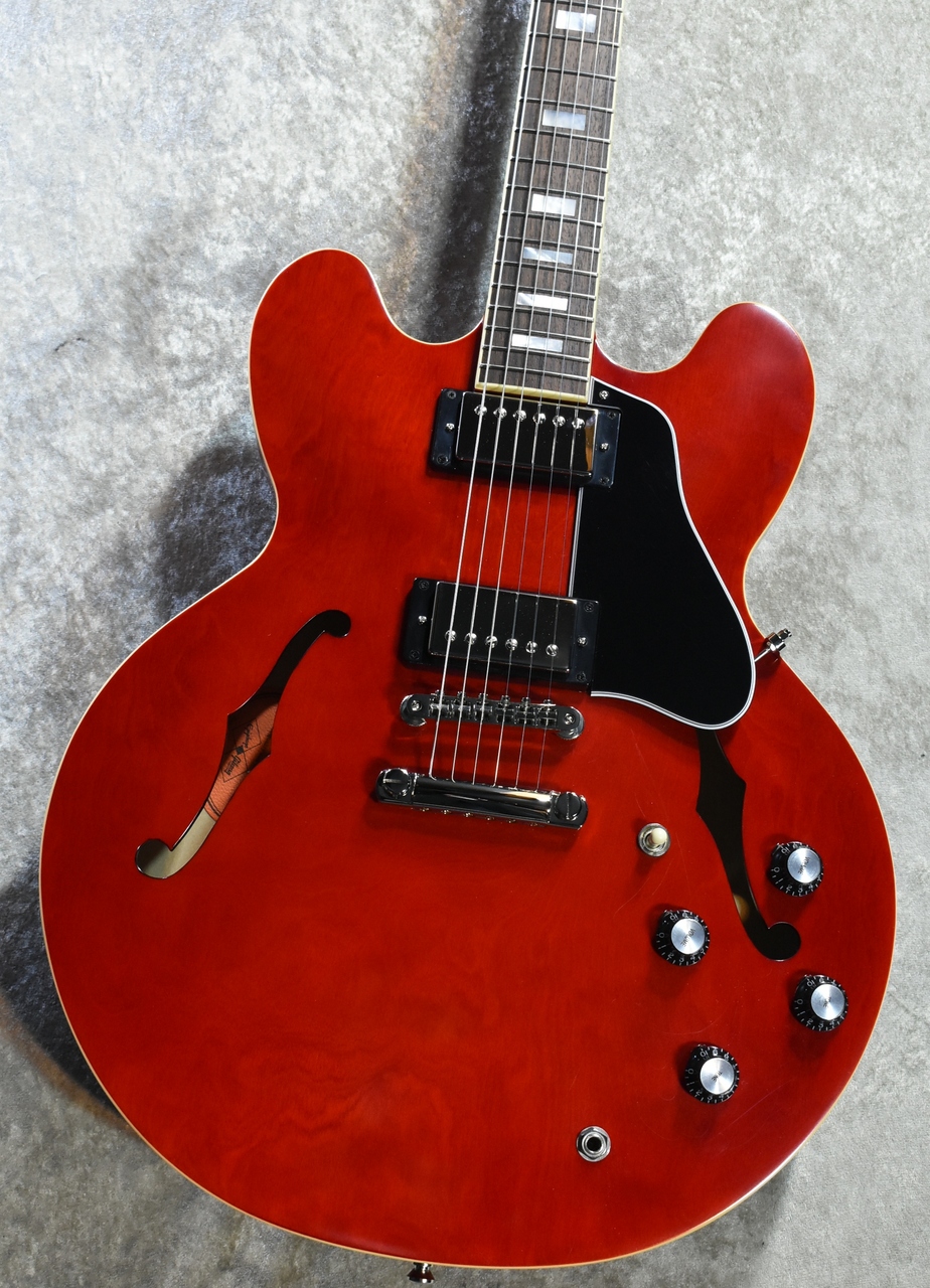 レッドエレキギター ヴィンテージ風 1960 Gibson ES-335TDC “Watermelon Cherry Finish with Zebra PAF×2
