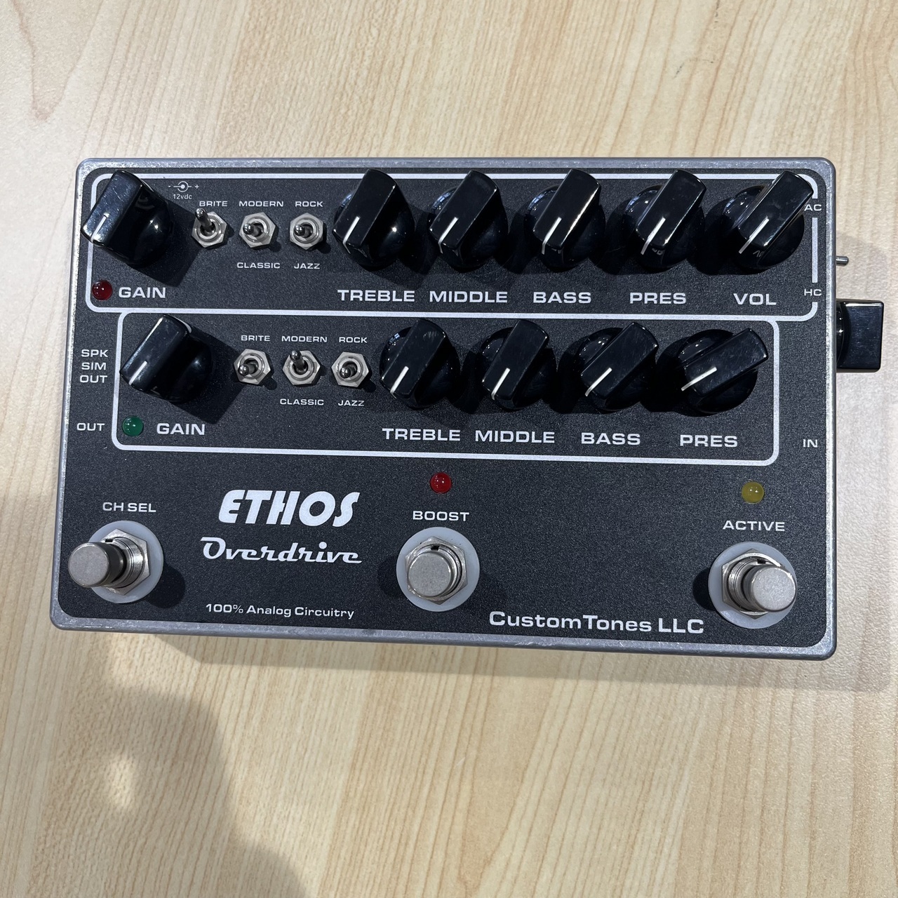 CUSTOM TONES ethos Overdrive（中古）【楽器検索デジマート】