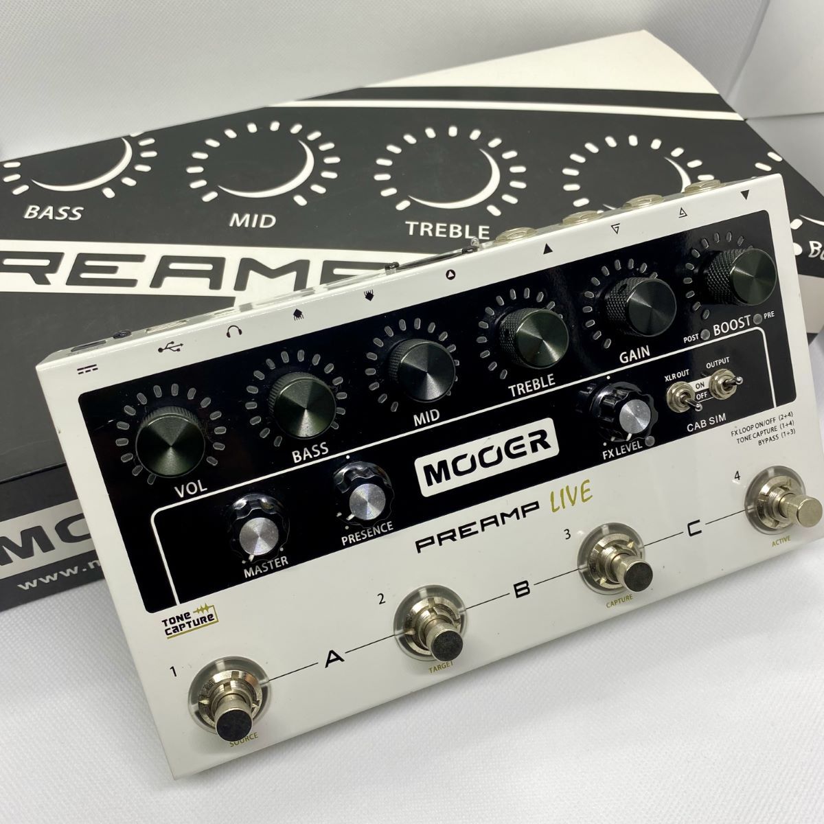 MOOER PREAMP LIVE Eデジタルプリアンプモデラー（中古/送料無料 ...