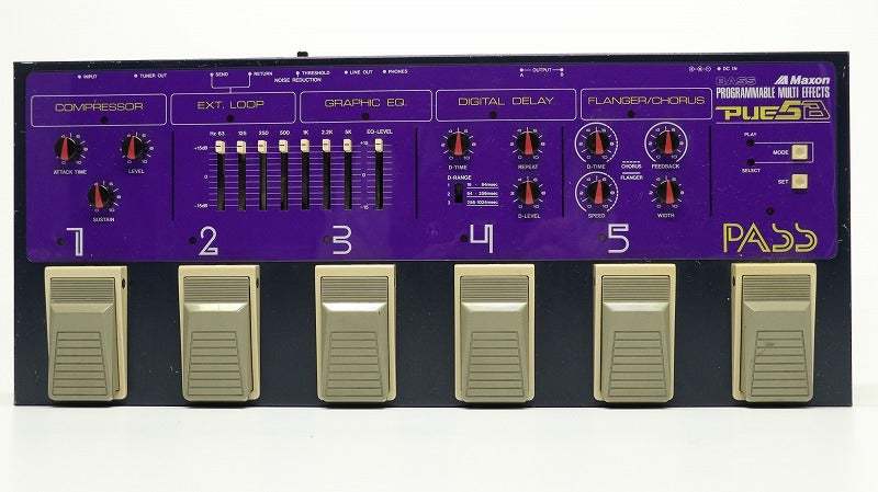 MAXON PUE5B ギターエフェクター Maxon PUE5B / Bass Programmable Multi 【心斎橋店】（中古）【楽器