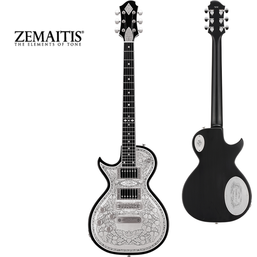 Zemaitis 【レフティモデル!!】METAL FRONT MFG-AC-24 LH Black