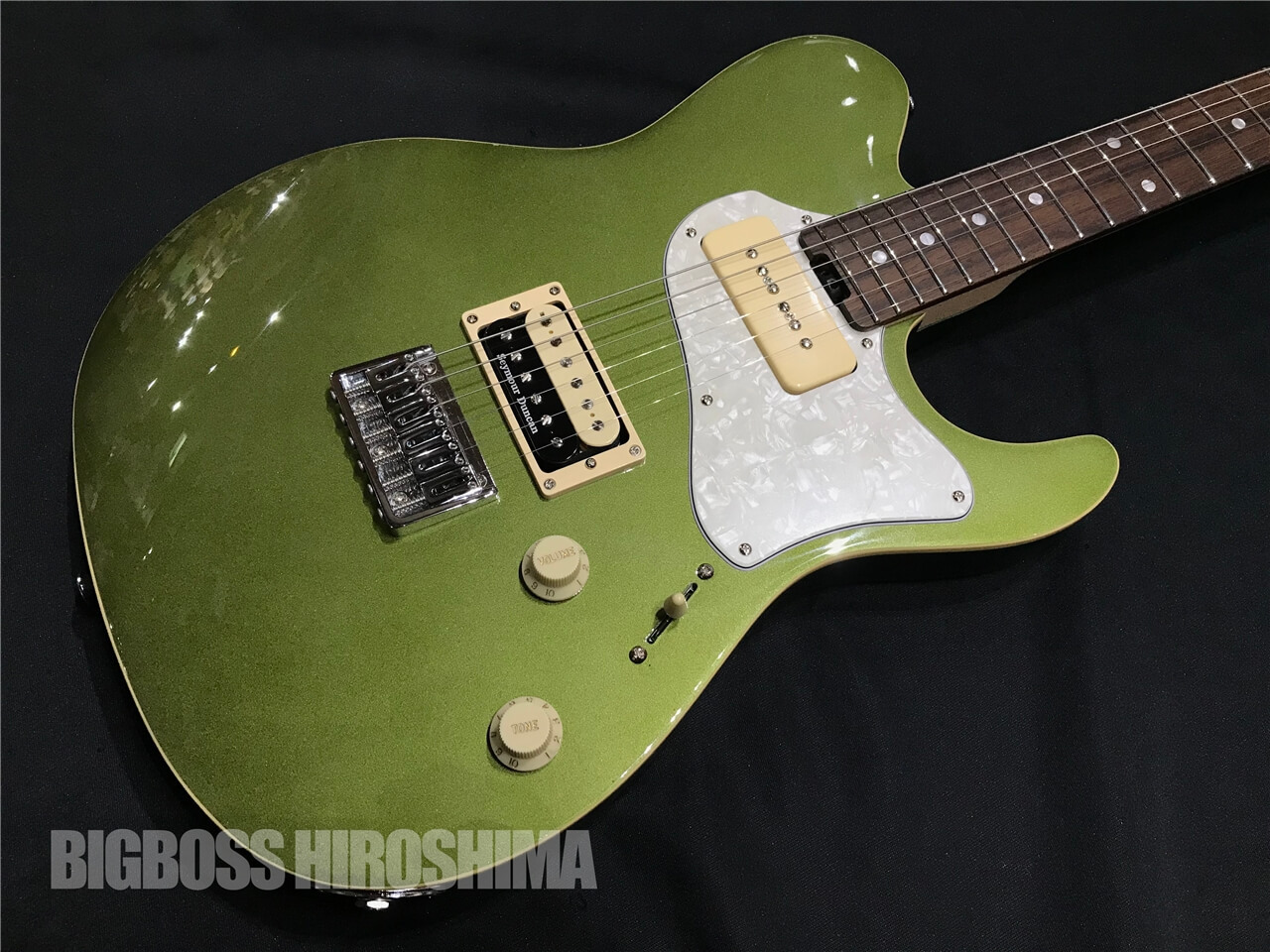 EDWARDS E-THROBBER (LEAF GREEN METALLIC)（新品/送料無料）【楽器