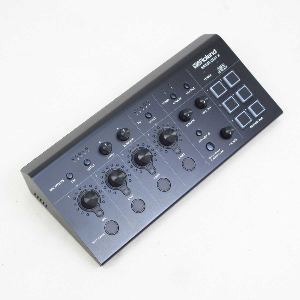 Roland BRIDGE CAST 美品 Rolandがゲーミング・ミキサーBRIDGE CASTの最上位モデル「BRIDGE CAST