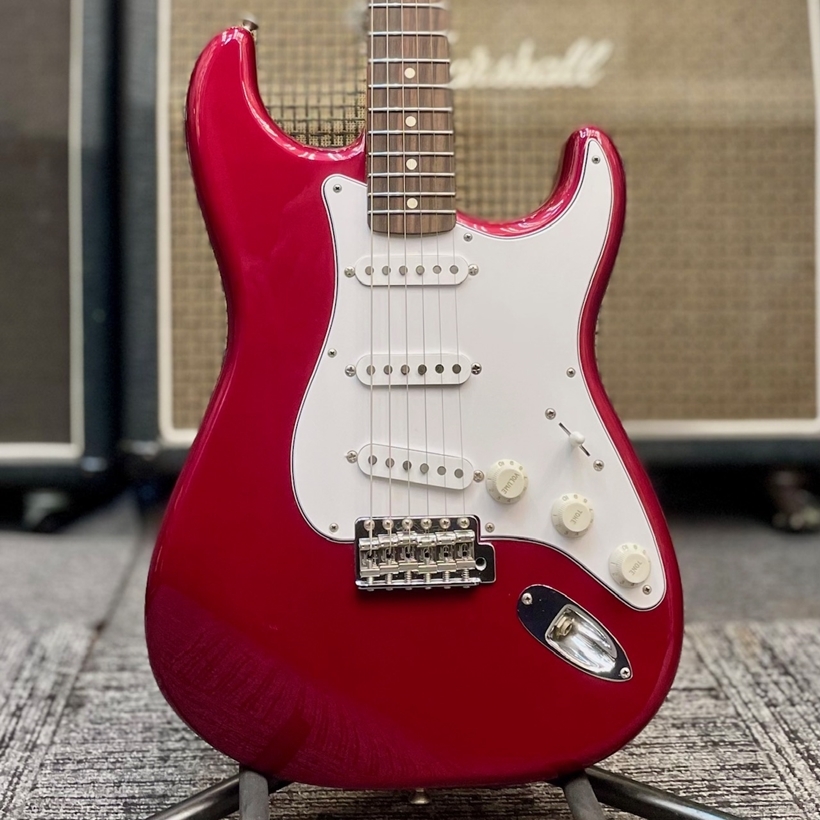 エレキギター　レッド　Fenderタイプ　中古品 Fender JAPAN JG66 - Old Candy Apple Red | Red Guitars Online