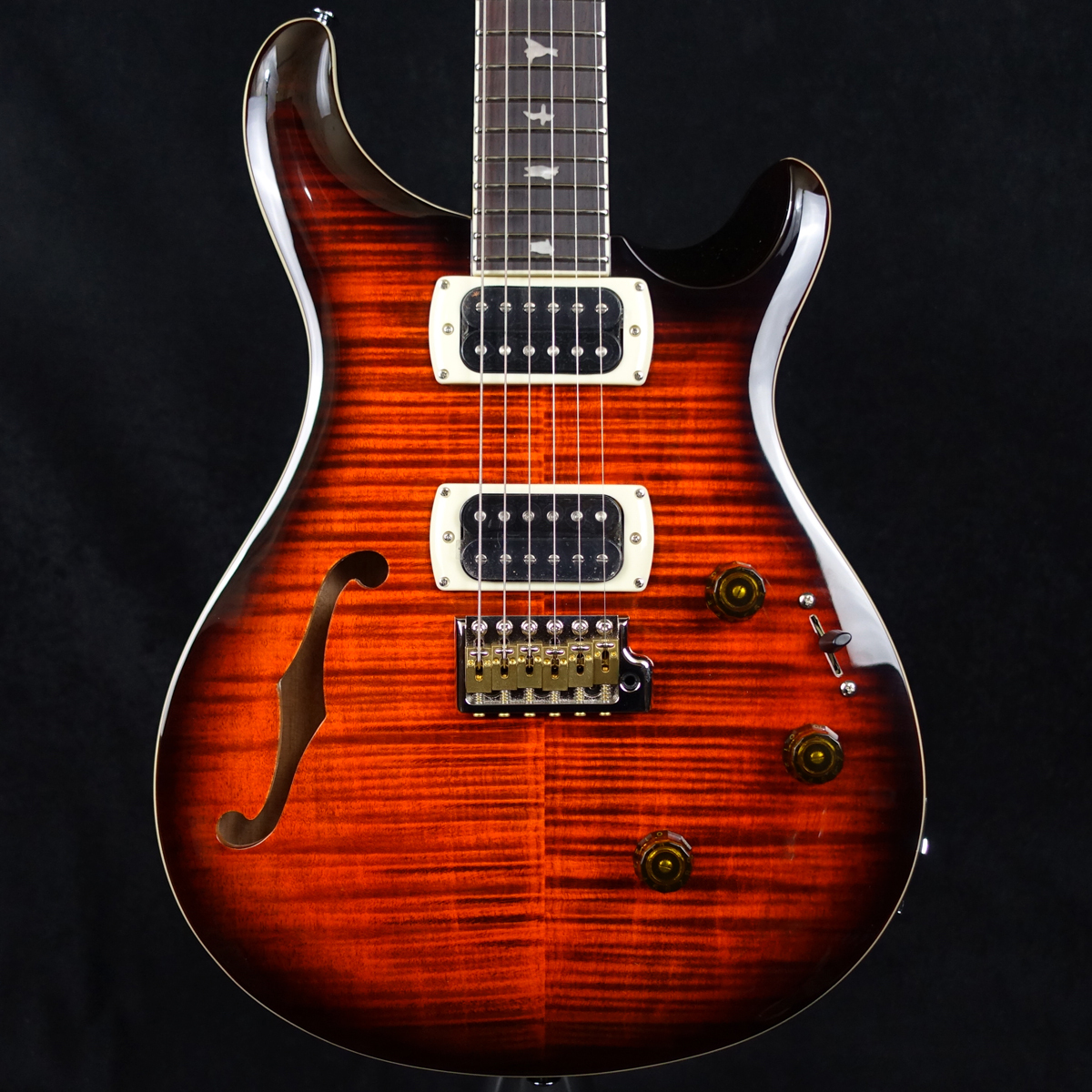 Paul Reed Smith(PRS) SE Custom 24 Semi-Hollow Piezo Orange Tiger