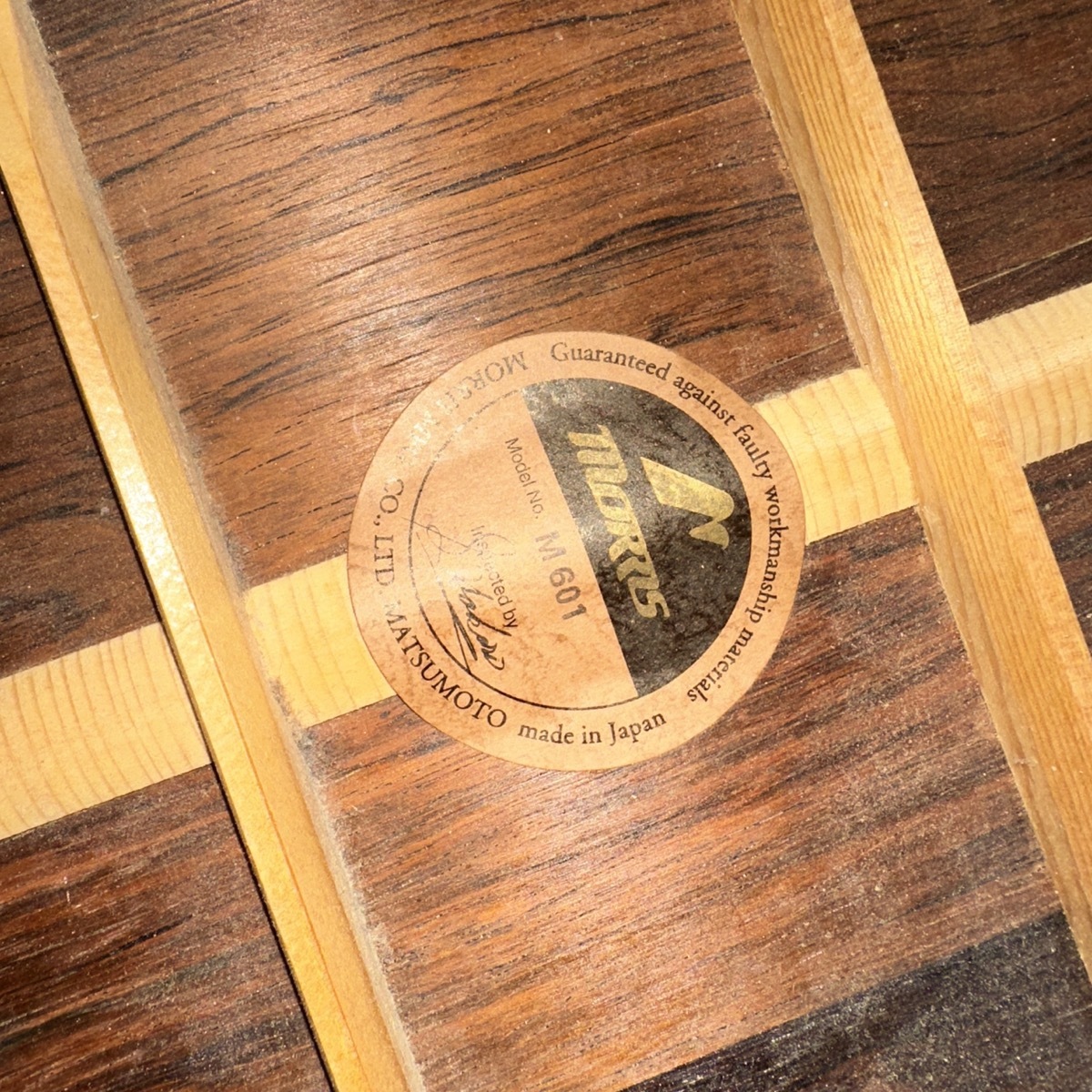 Morris M-601 Acoustic Guitar Made in Japan（中古/送料無料）【楽器