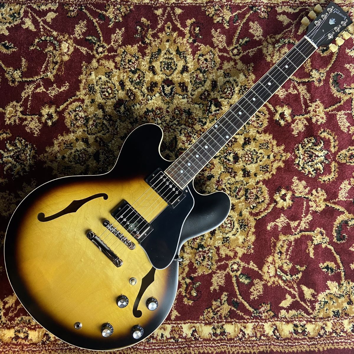 Gibson (ギブソン) ES-335 Satin Vintage Burst セミアコギター（新品 ...