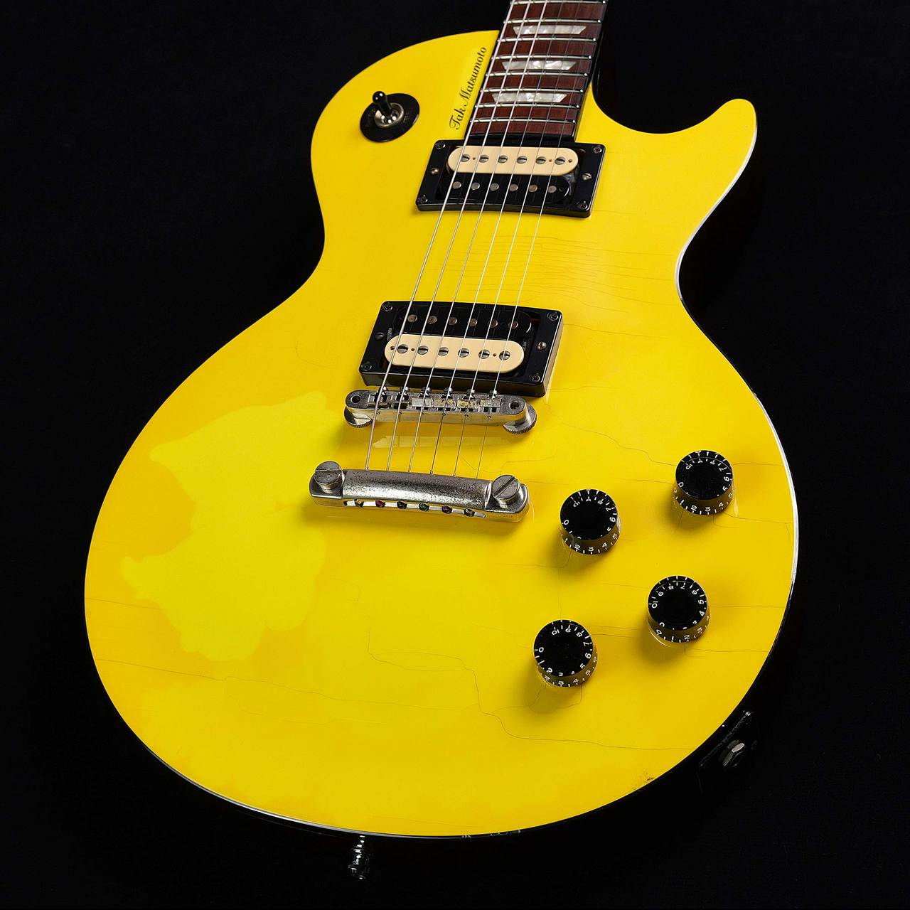 Gibson Tak Matsumoto Les Paul Canary Yellow 1999 【中古