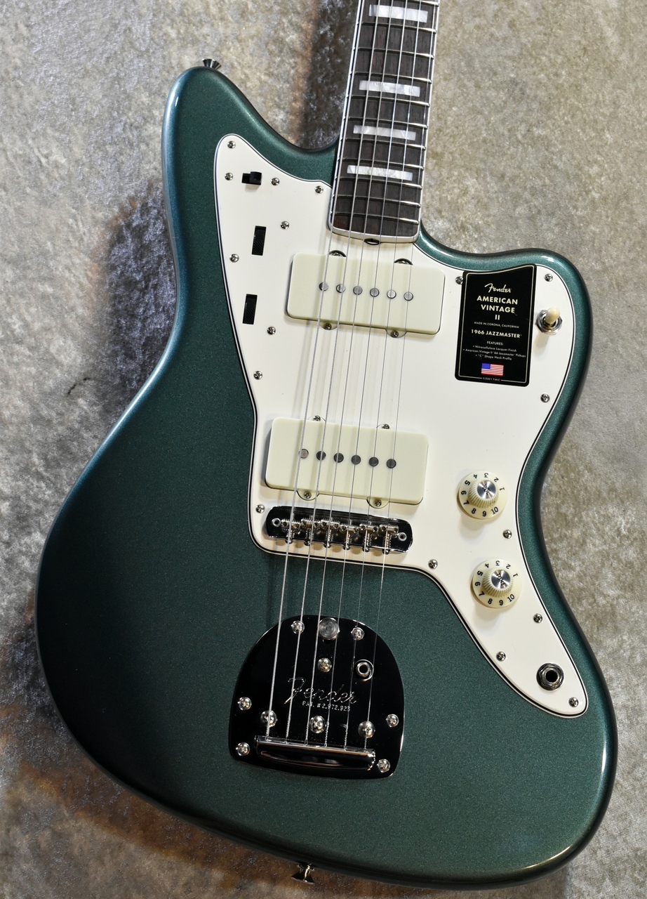 Fender American Vintage II 1966 Jazzmaster Sherwood Green Metallic
