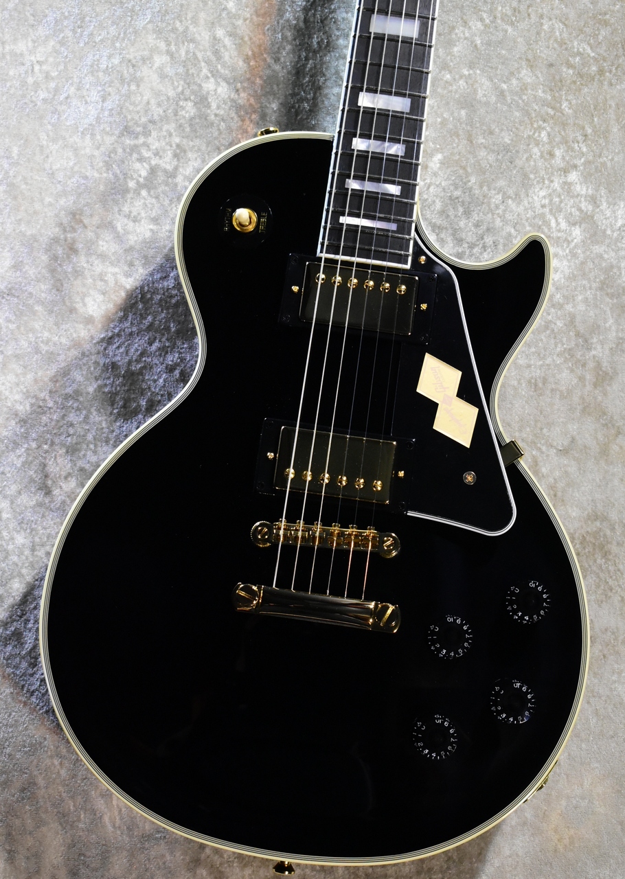 最上位機種！Epiphone IGC Les Paul Custom Epiphone IGC Les Paul Custom Ebony #25111525014【軽量3.81kg/B級