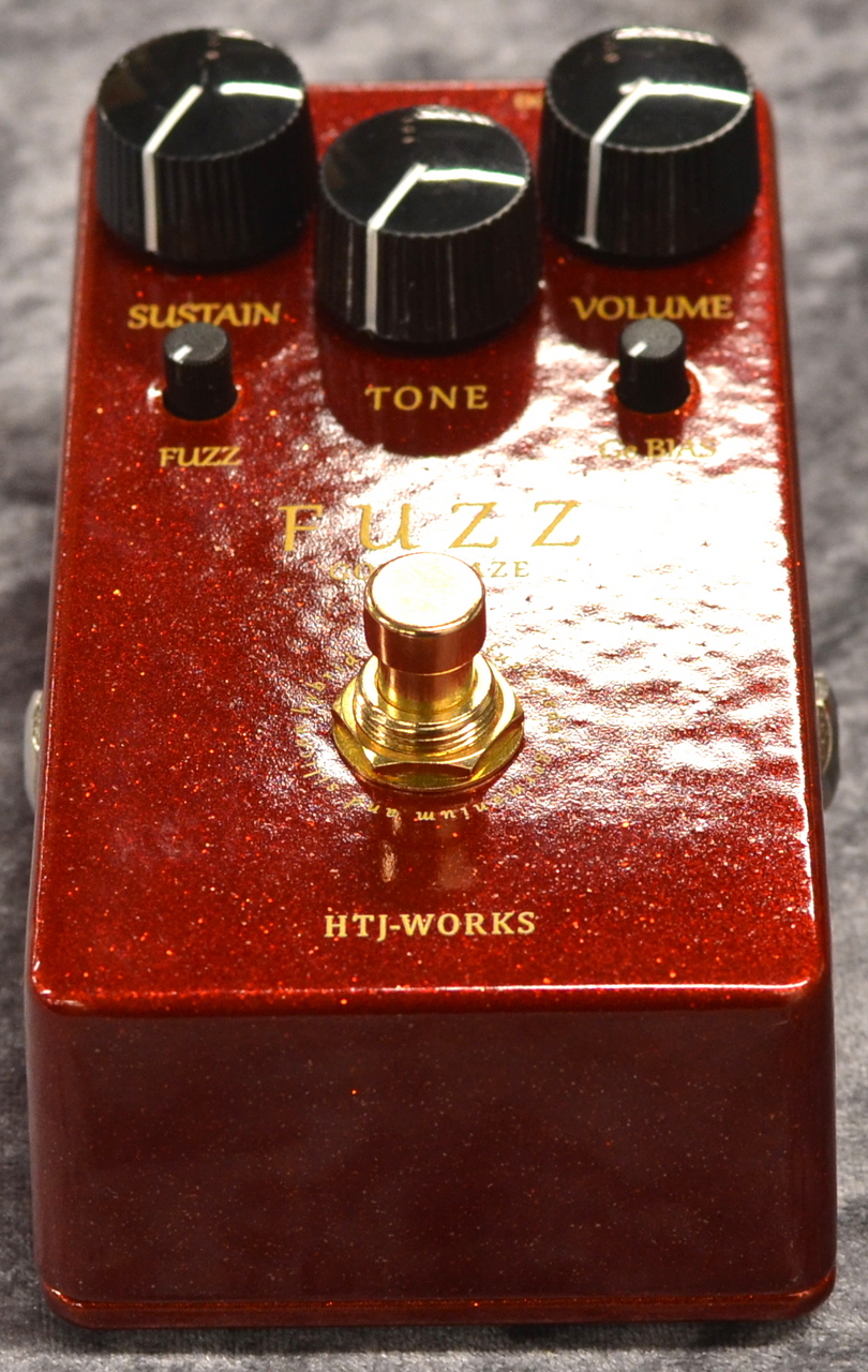 HTJ-WORKS GOLD HAZE FUZZ -Gelmanium & Silicon engine ～Candy Red