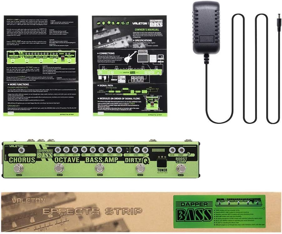 VALETON DAPPER BASS ダッパー・ベース ベース用ストリップ式マルチ