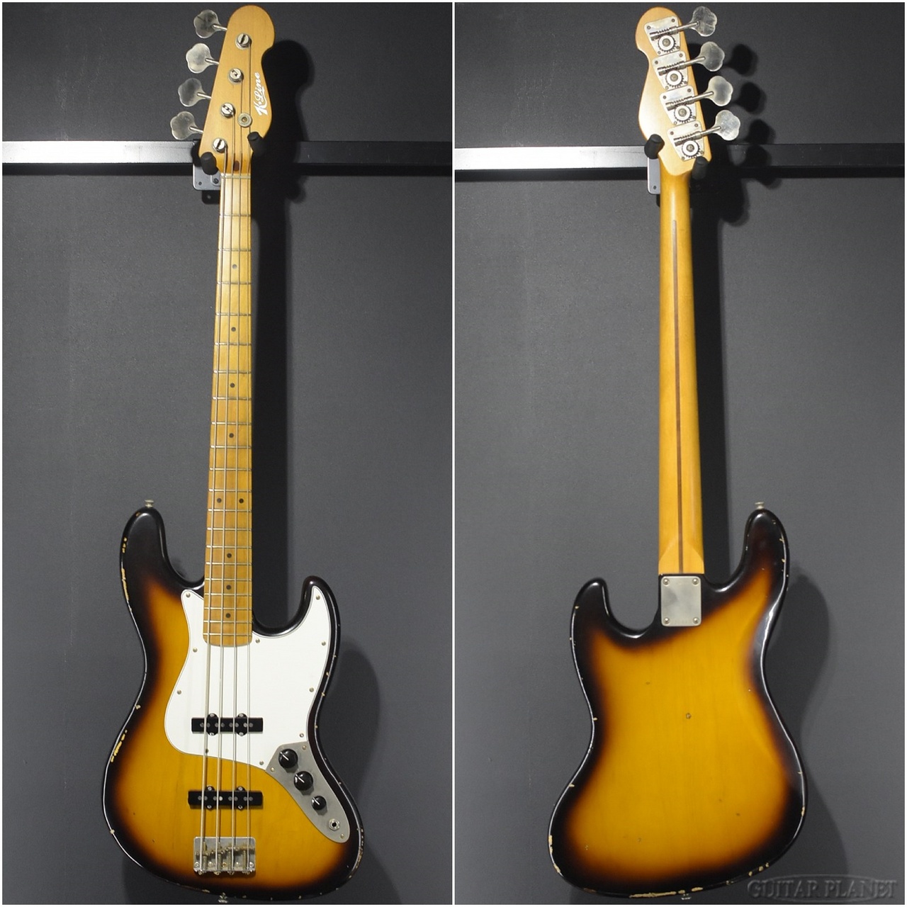 K-Line Guitars Junction Bass Medium Aged -2Tone Sunburst