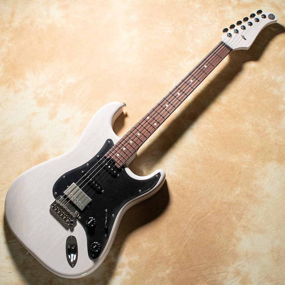 Kz Guitar Works ST Trad 22 SSH7 1P Korina See-Through White（新品