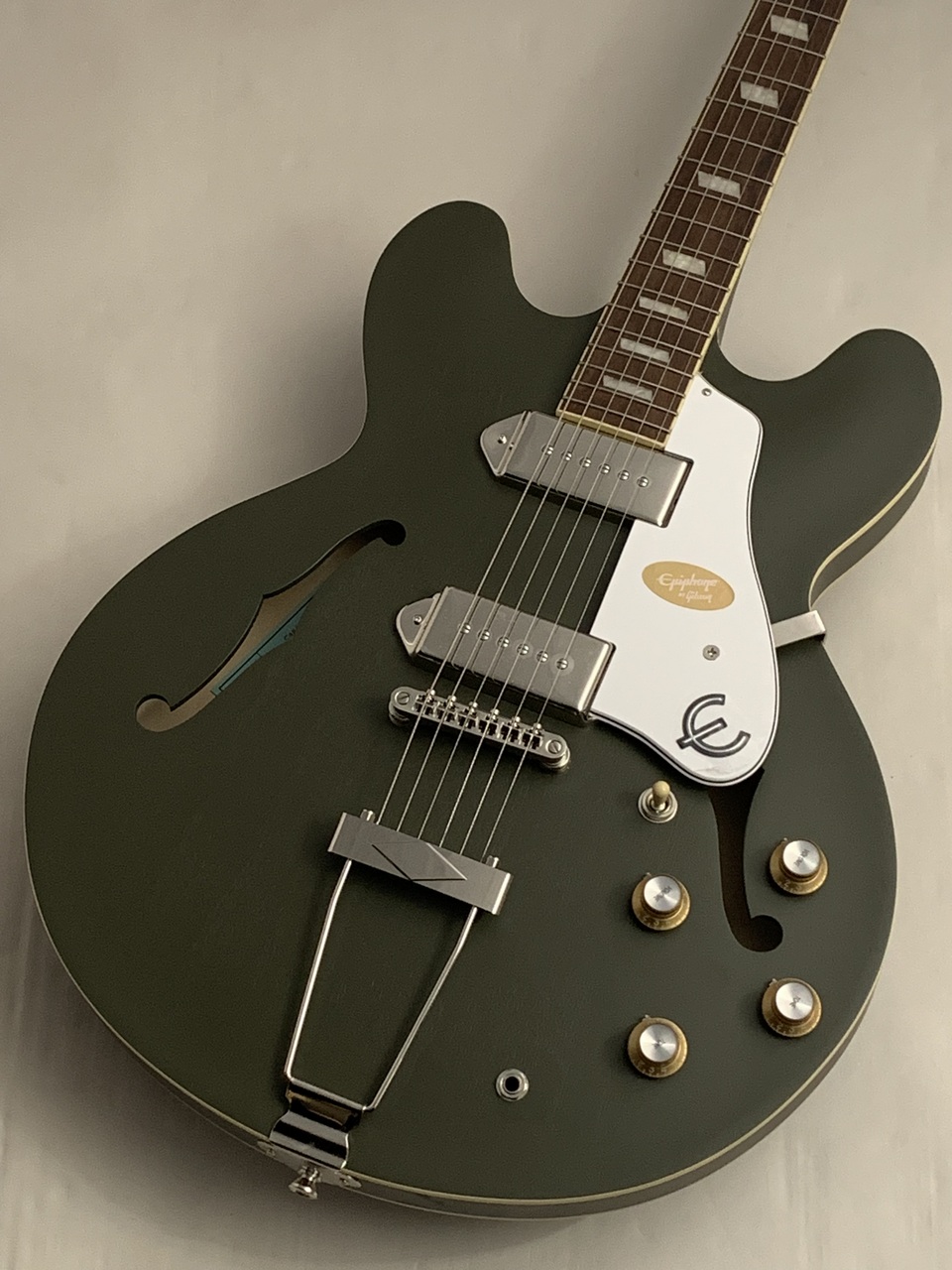 Epiphone Casino Worn -Worn Olive Drab- #24081511325 【2.75kg