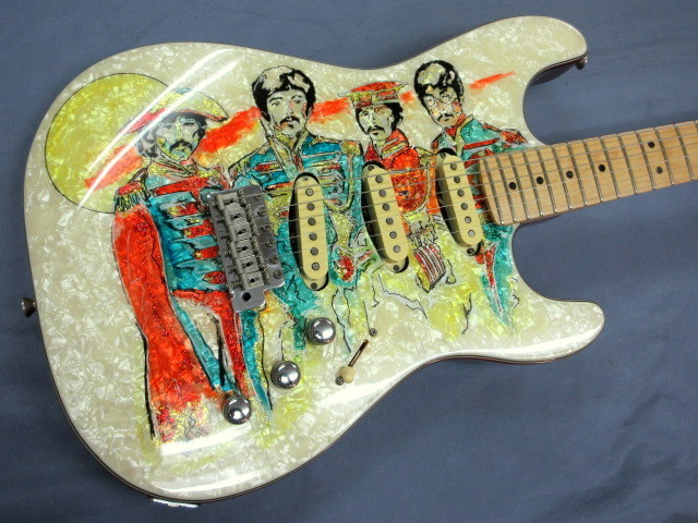 ノーブランド ストラトキャスター NO BRAND Custom Stratocaster Fender American Deluxe ST Neck